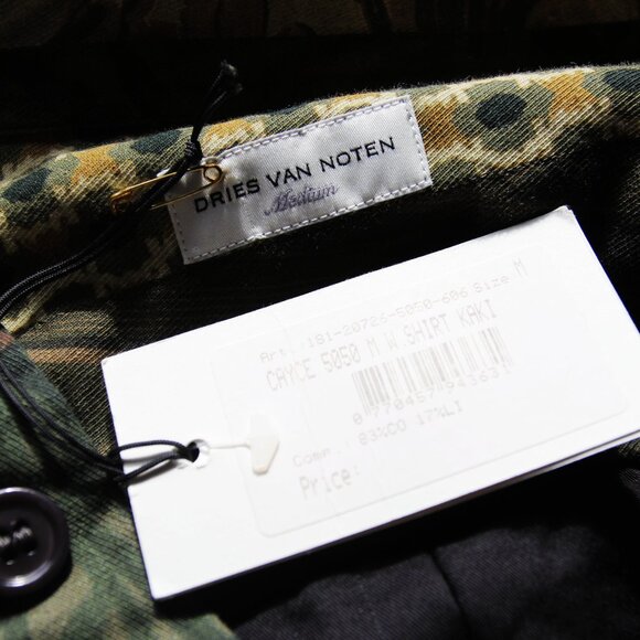 SS18 DRIES VAN NOTEN CAYCE PATCHWORK PRINT SHIRT JACKET M - Picture 12 of 16